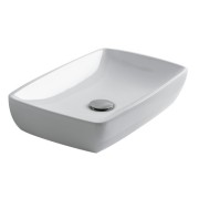 Vasque céramique blanc brillant pour lavabo à poser - CRISTINA ONDYNA WH15009 Vasque céramique blanc brillant pour lavabo à pose