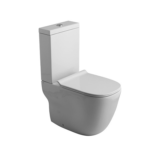 BLOC WC MONOBLOC WILD BTW AVEC RESERVOIR ET ABATTANT WHITE