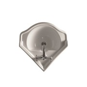 Vasque en céramique pour lavabo d'angle rétro CHAMBORD - CRISTINA ONDYNA WCH1032 Vasque en céramique pour lavabo d'angle rétro C