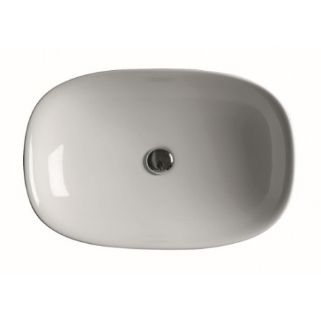 LAVABO CERAMIQUE WILD 60-40-10 CM A ENCASTRER BLANC BRILLANT - CRISTINA ONDYNA WWL6045 LAVABO CERAMIQUE WILD 60-40-10 CM A ENCAS