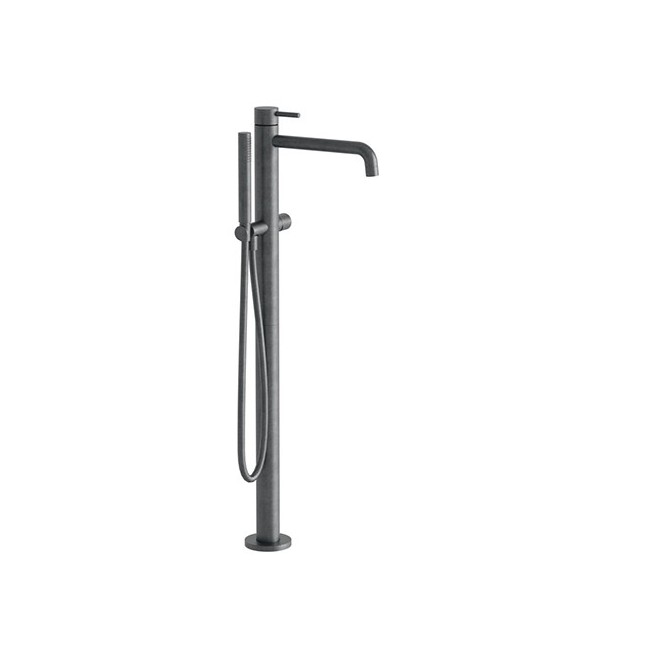 Bain Douche Triverde Monocolonne Sur Pied Sans Meca Metal Brosse Robinetterie TRIVERDE - CRISTINA ONDYNA TV18977 Bain Douche Tri