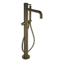 Bain Douche Triverde Monocolonne Sur Pied Vieux Bronze Robinetterie TRIVERDE - CRISTINA ONDYNA TV18992 Bain Douche Triverde Mono