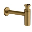 Siphon Lavabo Droit Luxe Laiton Design 35 Cm Vieux Bronze Robinetterie VIDAGES - CRISTINA ONDYNA MS3492 Siphon Lavabo Droit Luxe