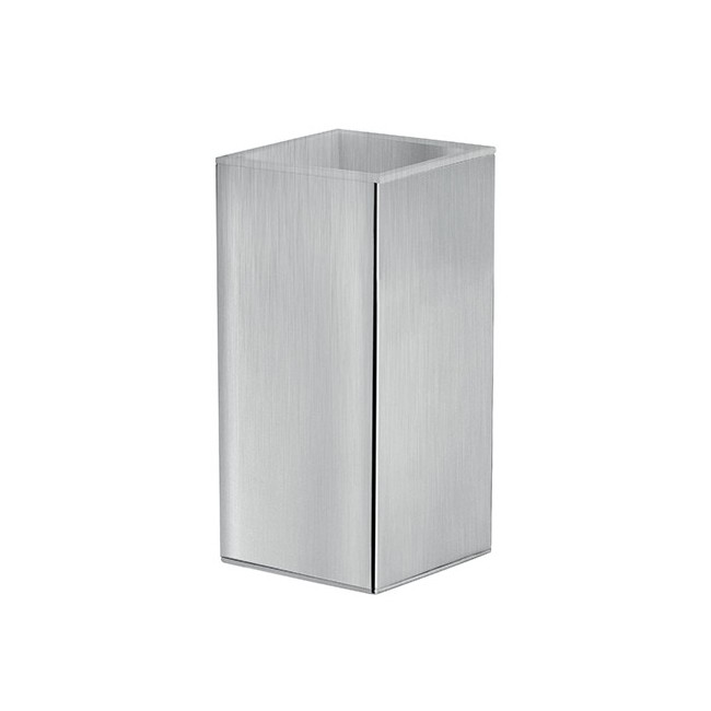 Verre A Poser Quattro Metal Brosse Robinetterie DOMINO - CRISTINA ONDYNA QU74577 Verre A Poser Quattro Metal Brosse Robinetterie