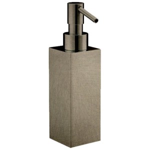 Distibuteur De Savon Liquide A Poser Domino  Metal Brosse Robinetterie DOMINO - CRISTINA ONDYNA QU72777 Distibuteur De Savon Liq