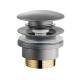 Bonde Lavabo Up&Down Laiton Nf Metal Brosse 5-55 Mm Robinetterie VIDAGES - CRISTINA ONDYNA UD42577