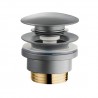 Bonde Lavabo Up&Down Laiton Nf Metal Brosse 5-55 Mm Robinetterie VIDAGES - CRISTINA ONDYNA UD42577