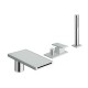 Bain Douche Tabula Sur Gorge Mitigeur Complet Chrome Robinetterie TABULA - CRISTINA ONDYNA TA18151