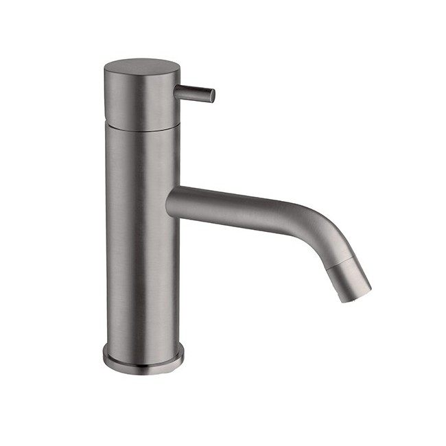 Lavabo Triverde Chrome Metal Brosse Avec Vidage Up&Down Robinetterie TRIVERDE - CRISTINA ONDYNA TV22077 Lavabo Triverde Chrome M