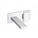 Lavabo Mural Tabula Avec Plaque Saillie 18 Cm Chrome Robinetterie TABULA - CRISTINA ONDYNA TA25651