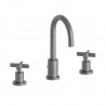 Lavabo Cross Road 3 Trous + Vidage Metal Brosse Robinetterie CROSS ROAD - CRISTINA ONDYNA CR20577