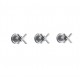Douche Cross Road Encastre Melangeur 2 Sorties Chrome Robinetterie CROSS ROAD - CRISTINA ONDYNA CR11451