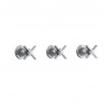 Douche Cross Road Encastre Melangeur 2 Sorties Chrome Robinetterie CROSS ROAD - CRISTINA ONDYNA CR11451