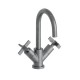 Lavabo Cross Road Melangeur Monotrou + Vidage Metal Brosse Robinetterie CROSS ROAD - CRISTINA ONDYNA CR22677