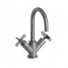 Lavabo Cross Road Melangeur Monotrou + Vidage Metal Brosse Robinetterie CROSS ROAD - CRISTINA ONDYNA CR22677