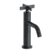 Lave Mains Cross Road Eau Froide Chrome Noir Brosse Robinetterie CROSS ROAD - CRISTINA ONDYNA CR23075
