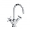 Mélangeur Lavabo Cross Road Monotrou + Vidage Chrome - CRISTINA ONDYNA CR22651