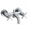 Bain/Douche Cross Road Chrome Robinetterie CROSS ROAD - CRISTINA ONDYNA CR18751 Bain/Douche Cross Road Chrome Robinetterie CROSS