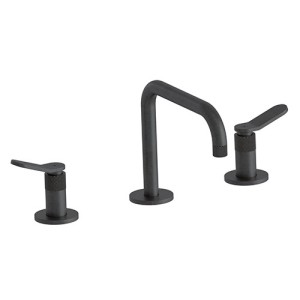 Mélangeur lavabo 3 trous Chromé Noir Brossé EAST SIDE - CRISTINA ONDYNA ES20475 Mélangeur lavabo 3 trous Chromé Noir Brossé EAST