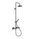 Colonne De Douche Cross Road Thermostatique Complchrome Noir Brosse Robinetterie CROSS ROAD - CRISTINA ONDYNA CR48675