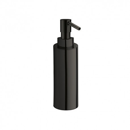 Distibuteur De Savon Liquide A Poser Ambiente Chrome Noir Robinetterie AMBIENTE - CRISTINA ONDYNA AM72772 Distibuteur De Savon L