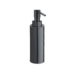 Distibuteur De Savon Liquide A Poser Ambiente Chrome Noir Brosse Robinetterie AMBIENTE - CRISTINA ONDYNA AM72775 Distibuteur De 