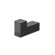 Porte Peignoire Domino Chrome Noir Robinetterie DOMINO - CRISTINA ONDYNA DM24172