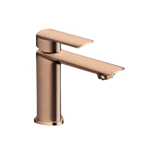 Lavabo Profilo Regular Avec Vidage Up&D Laiton Or Rose Brosse Robinetterie PROFILO - CRISTINA ONDYNA PF22034P Lavabo Profilo Reg