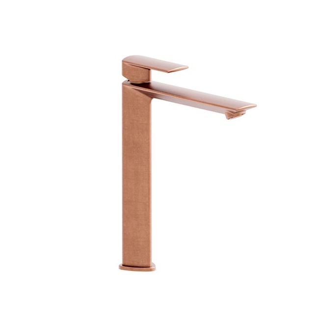 Lavabo Profilo Haut Avec Vidage Up&D Laiton Or Rose Brosse Robinetterie PROFILO - CRISTINA ONDYNA PF22234P Lavabo Profilo Haut A