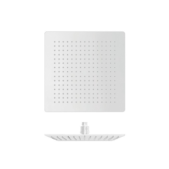 Pomme De Douche Sandwich Inox Carre Whitemat Robinetterie HYDROTHERAPIE - CRISTINA ONDYNA PD96324 Pomme De Douche Sandwich Inox 