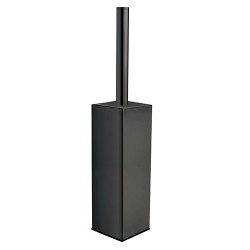 Porte Balai Quattro A Poser Laiton Chrome Noir - CRISTINA ONDYNA QU25372 Porte Balai Quattro A Poser Laiton Chrome Noir - CRISTI