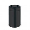 Poubelle Pour Papier Avec Couvercle Anti-Flamme Black Mat 5L - CRISTINA ONDYNA LB53513