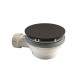 Bonde De Douche Hauteur 64 Mm Couvercle Extra Plat Chrome Noir Brosse Robinetterie VIDAGES - CRISTINA ONDYNA AD45575