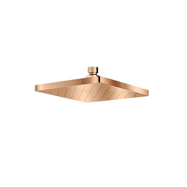 Pomme Douche Carree 180*180 Or Rose Brosse Pvd Robinetterie HYDROTHERAPIE - CRISTINA ONDYNA PD01634P Pomme Douche Carree 180*180