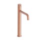 Mitigeur Lavabo Triverde Haut Or Rose Brosse + Vidage Up&Down Pvd Robinetterie TRIVERDE - CRISTINA ONDYNA TV22234P