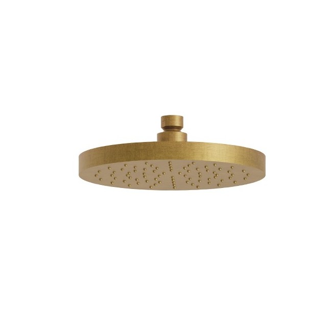 Pomme De Douche Laiton Ronde D. 19 Cm Or  Brosse Pvd Robinetterie HYDROTHERAPIE - CRISTINA ONDYNA PD01496P Pomme De Douche Laito