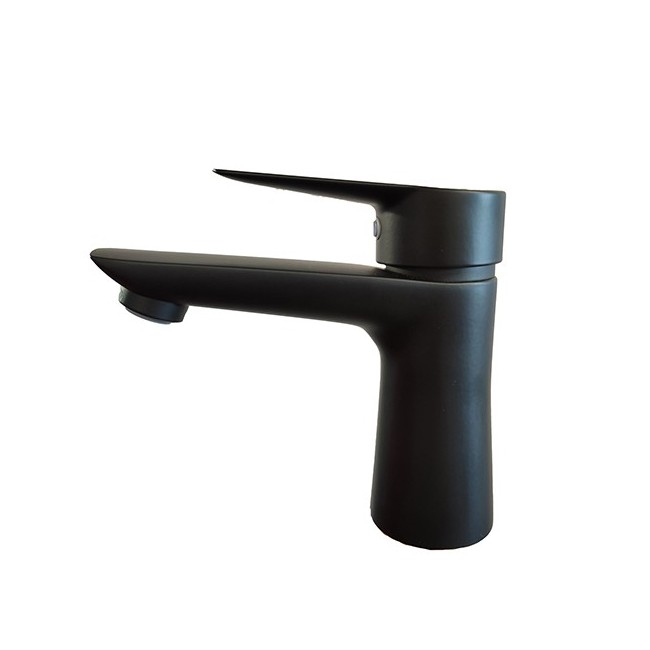 Mitigeur Lavabo Open Large C 3 Vidage Metallo Plastique Black Mat Robinetterie OPEN - CRISTINA ONDYNA OP26413 Mitigeur Lavabo Op