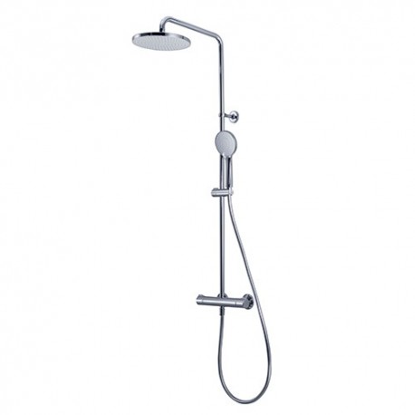 Colonne De Douche Theta White Avec Fourreau Robinetterie THETA - CRISTINA ONDYNA TE43051 Colonne De Douche Theta White Avec Four