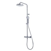 Colonne De Douche Theta White Avec Fourreau Robinetterie THETA - CRISTINA ONDYNA TE43051 Colonne De Douche Theta White Avec Four