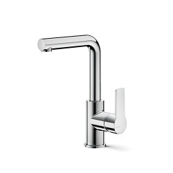 Mitigeur Lavabo Prime Bec Haut C 3 Vidage Plastique Chrome Robinetterie PRIME - CRISTINA ONDYNA PE22851 Mitigeur Lavabo Prime B