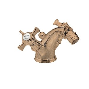 Bidet Chambord Or Rose Brosse  +Vidage Pvd Robinetterie CHAMBORD - CRISTINA ONDYNA CH11634P Bidet Chambord Or Rose Brosse  +Vida