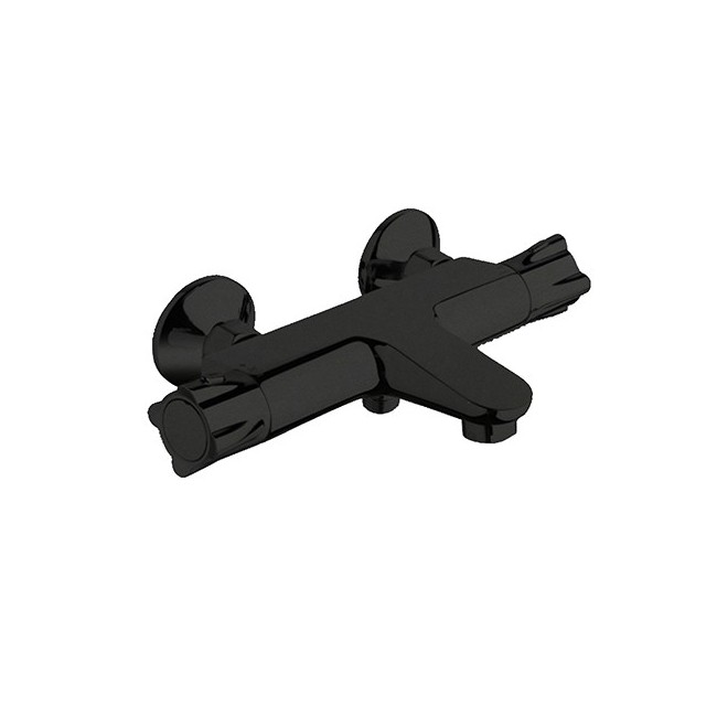 Bain Douche Theta Poignees Metal Thermostatique Black Robinetterie THETA - CRISTINA ONDYNA TE15713 Bain Douche Theta Poignees Me