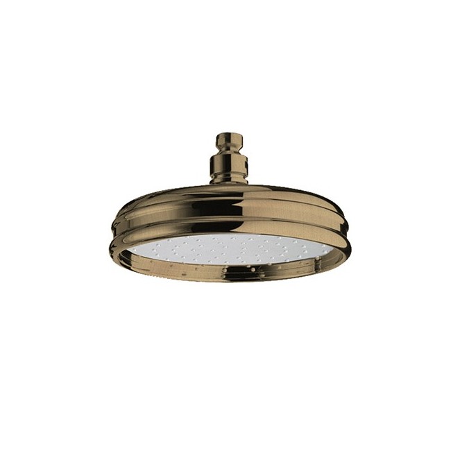 Pomme De Douche Retro Luxe Anticalcaire D.200 Or Rose Brosse Pvd Robinetterie HYDROTHERAPIE - CRISTINA ONDYNA RX54834P Pomme De 