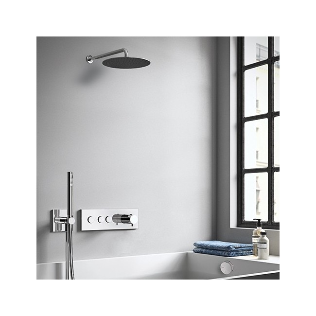 Pack Bain Douche Themo Up Robinetterie TRIVERDE - CRISTINA ONDYNA XTV71351 Pack Bain Douche Themo Up Robinetterie TRIVERDE - CRI