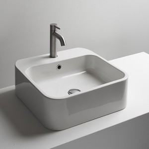 Normal 35 Lave-Mains Vasque Ceramique Avec Trop Plein  Robinetterie VASQUES - CRISTINA ONDYNA WNL3535 Normal 35 Lave-Mains Vasqu