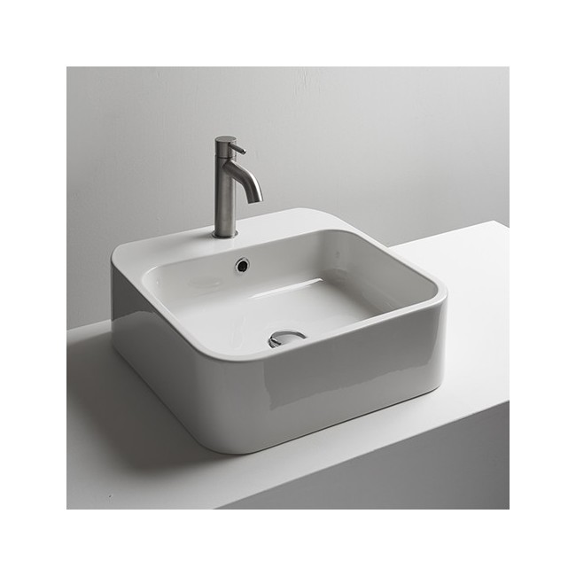 Normal 35 Lave-Mains Vasque Ceramique Avec Trop Plein  Robinetterie VASQUES - CRISTINA ONDYNA WNL3535 Normal 35 Lave-Mains Vasqu