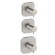 Facade Externe Pour Bati Thermostatique Inox 316 Carre Arrondi Robinetterie IX - CRISTINA ONDYNA XX67228