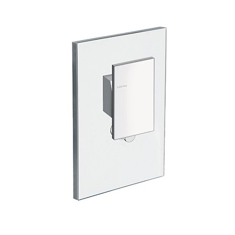 Facade Laiton Mitigeur Douche Tabula 2 Sorties Chrome Robinetterie TABULA - CRISTINA ONDYNA TA68951 Facade Laiton Mitigeur Douch