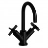 Lavabo Cross Road Melangeur Monotrou + Vidage Blackmat Robinetterie CROSS ROAD - CRISTINA ONDYNA CR22613 Lavabo Cross Road Melan