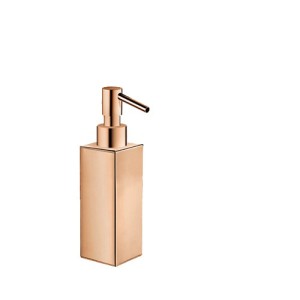 Distibuteur De Savon Liquide A Poser Domino Or Rose Brosse Robinetterie DOMINO - CRISTINA ONDYNA QU72734P Distibuteur De Savon L